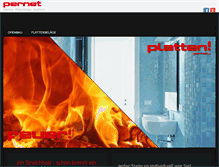 Tablet Screenshot of pernet.ch